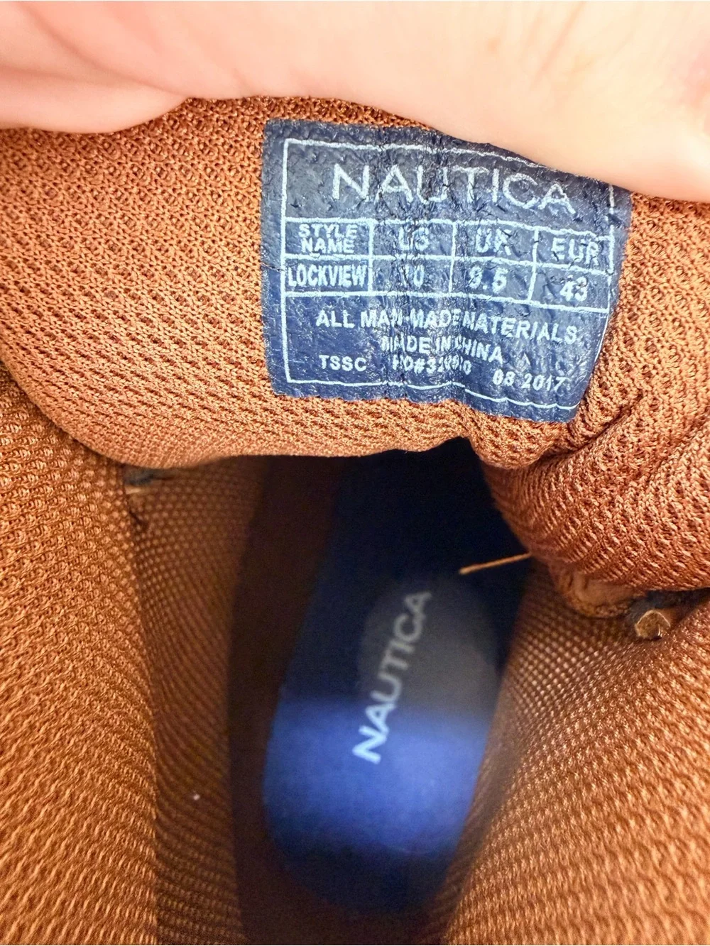 NWOT Nautica Lockview cold-weather duck boots brown leather men’s Sz 10